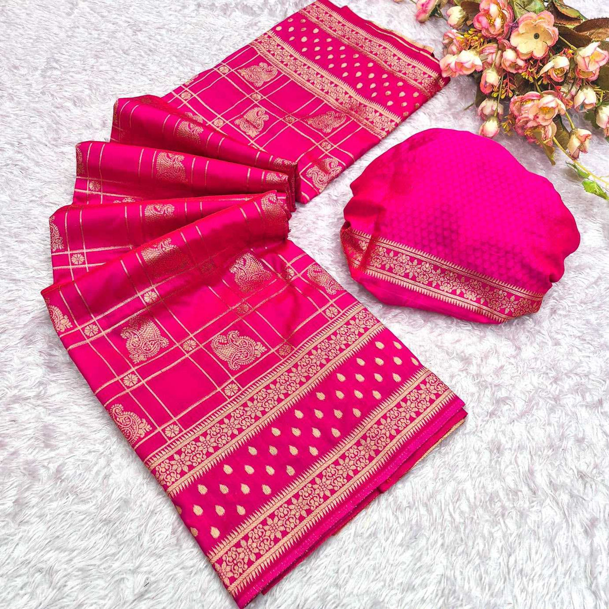 Zarkhan Silk Traditional Saree