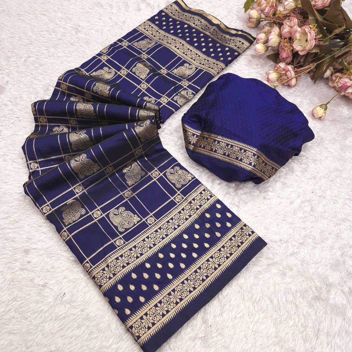 Zarkhan Silk Traditional Saree