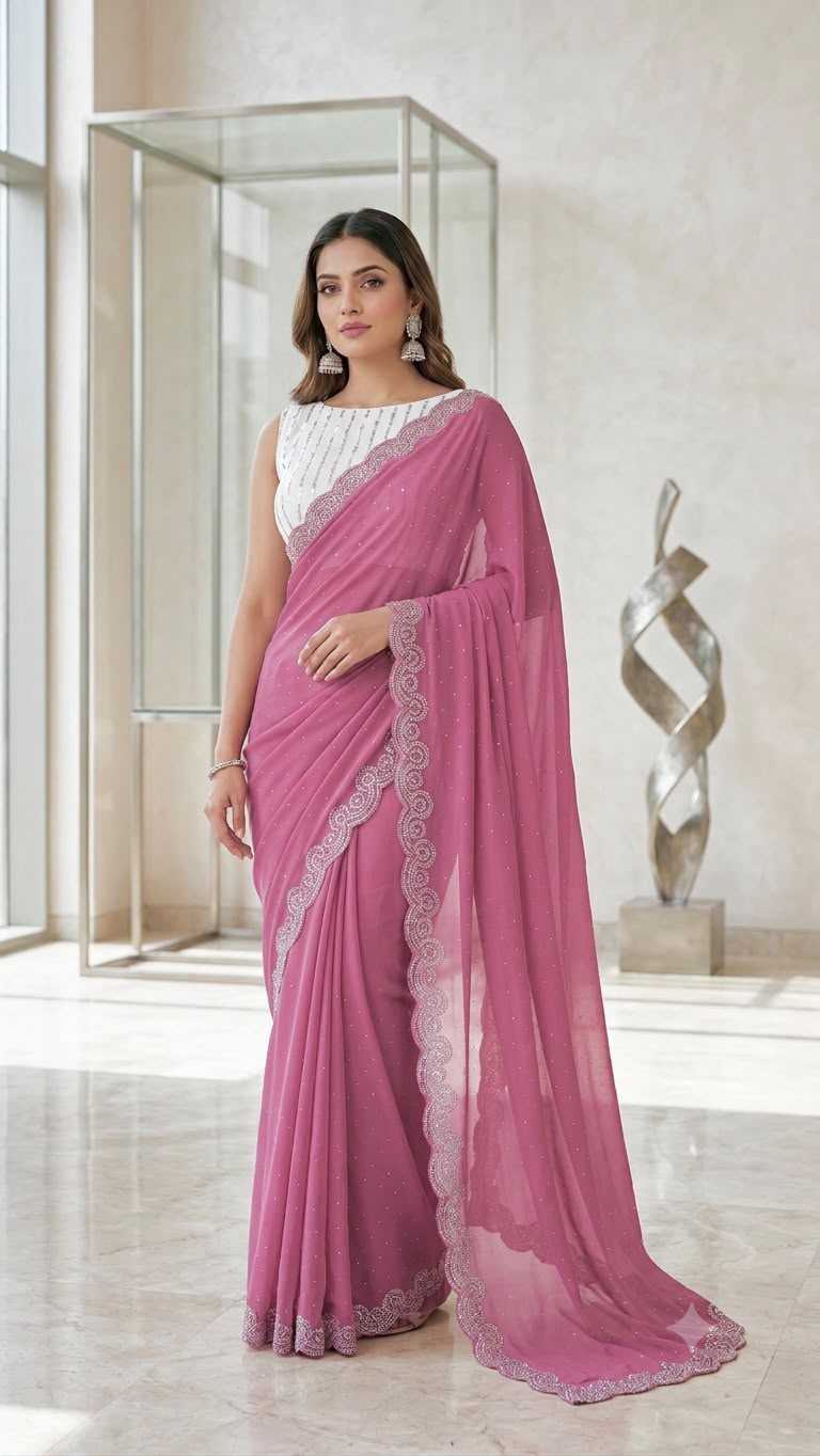 Chhavi Faux Georgette Designer Saree
