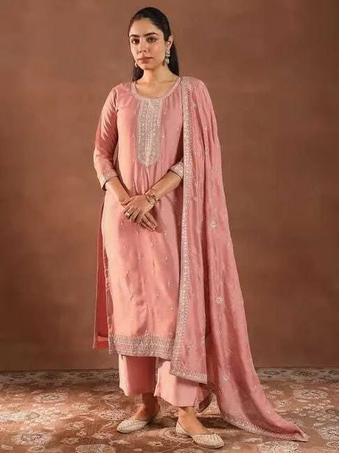 Vichitra Silk Party Wear Kurti