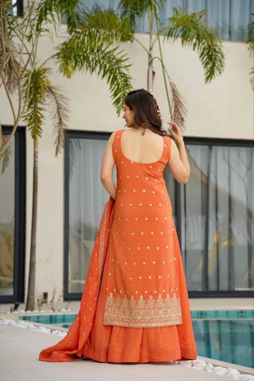 Chinon Silk Designer Kurti