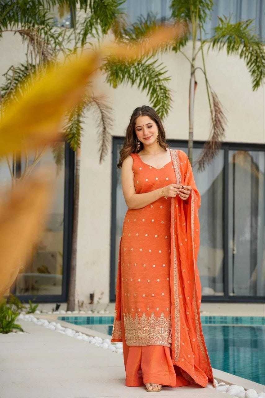 Chinon Silk Designer Kurti