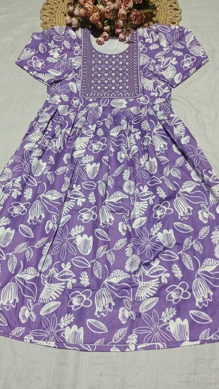 Rayon Printed Gown