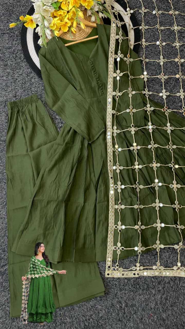 Heavy Roman Silk Palazzo Suit