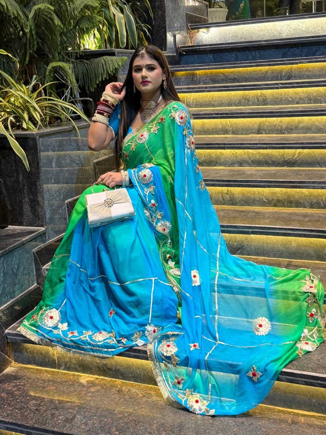 Chiffon Designer Saree