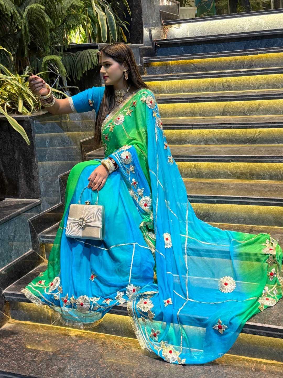 Chiffon Designer Saree