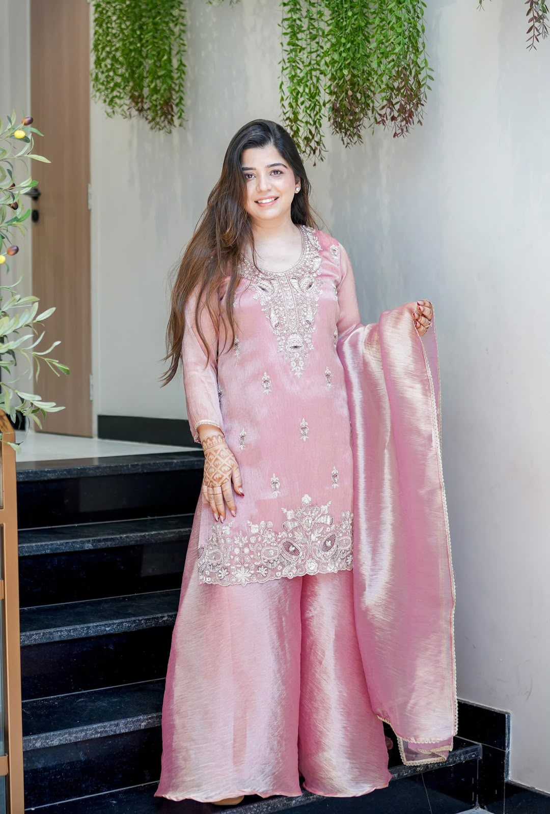 Pure Silk Embroidery Suit