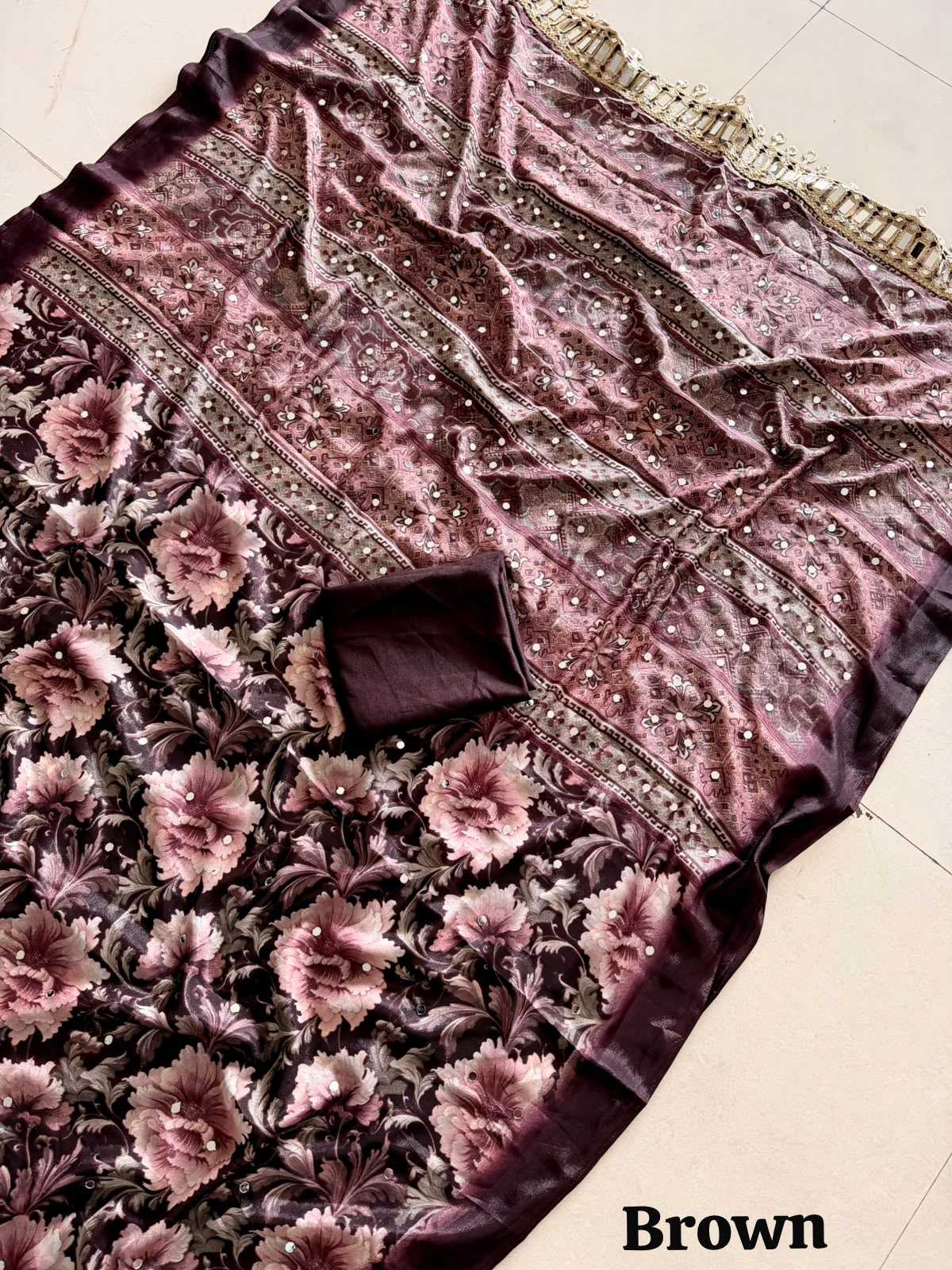 Satin Silk Soft Saree