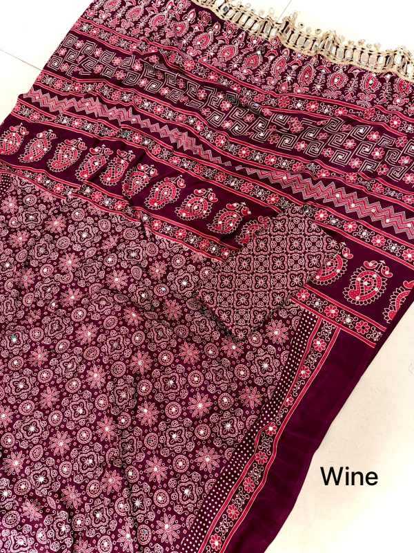 Satin Printed Saree