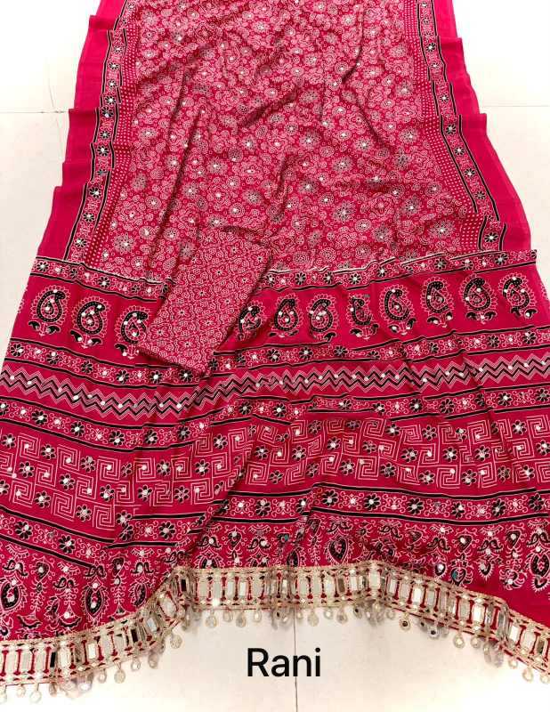 Satin Printed Saree