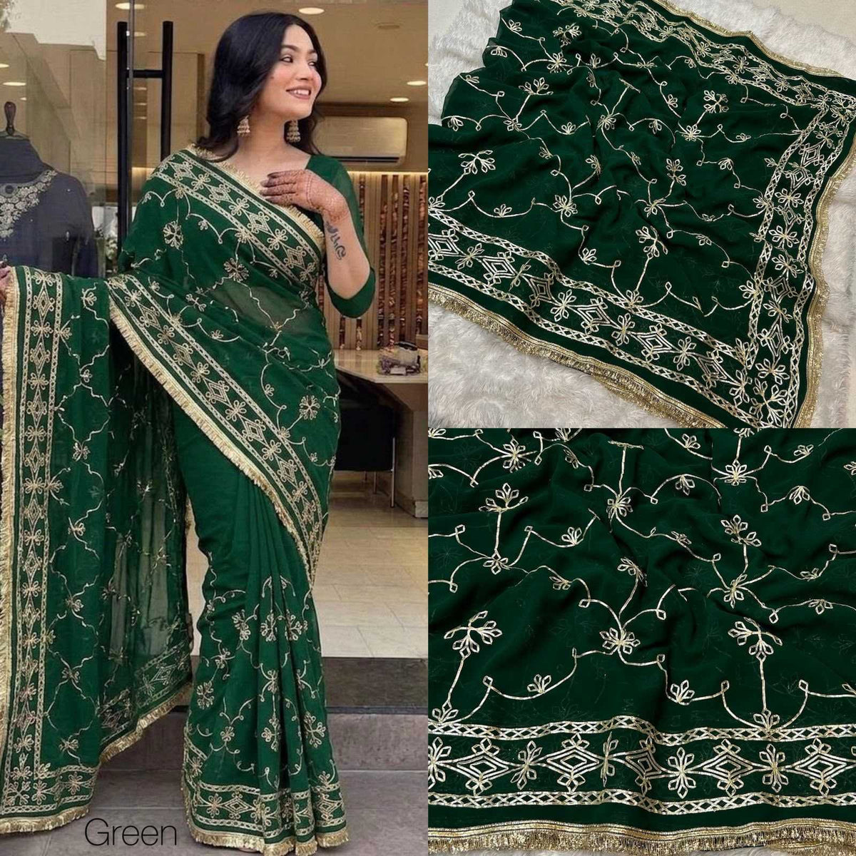 Georgette Designer Saree