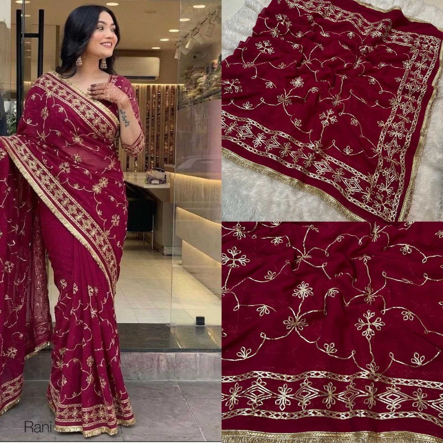 Georgette Designer Saree