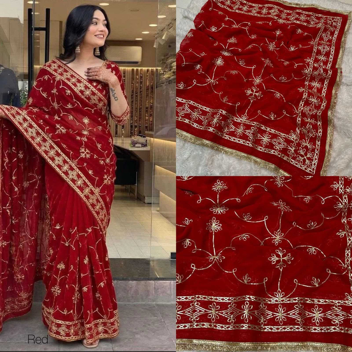 Georgette Designer Saree