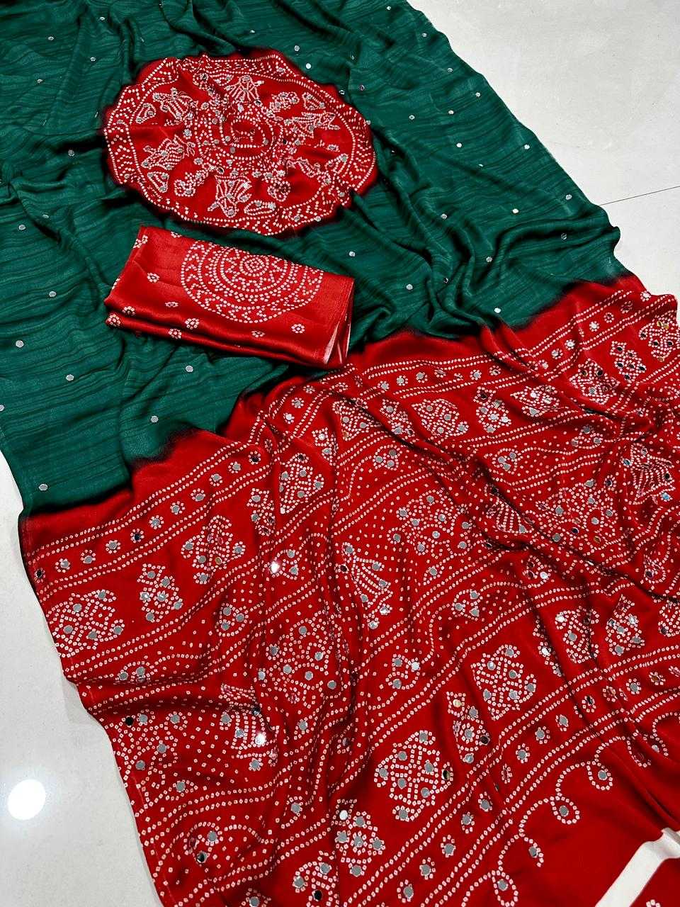 Satin Silk Printed Saree