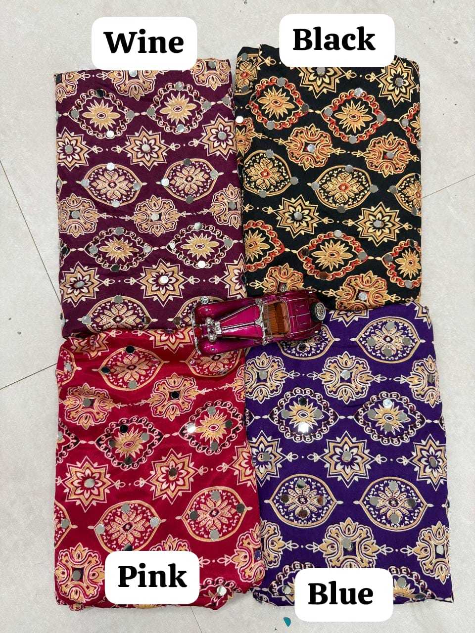 Satin Silk Printed Saree