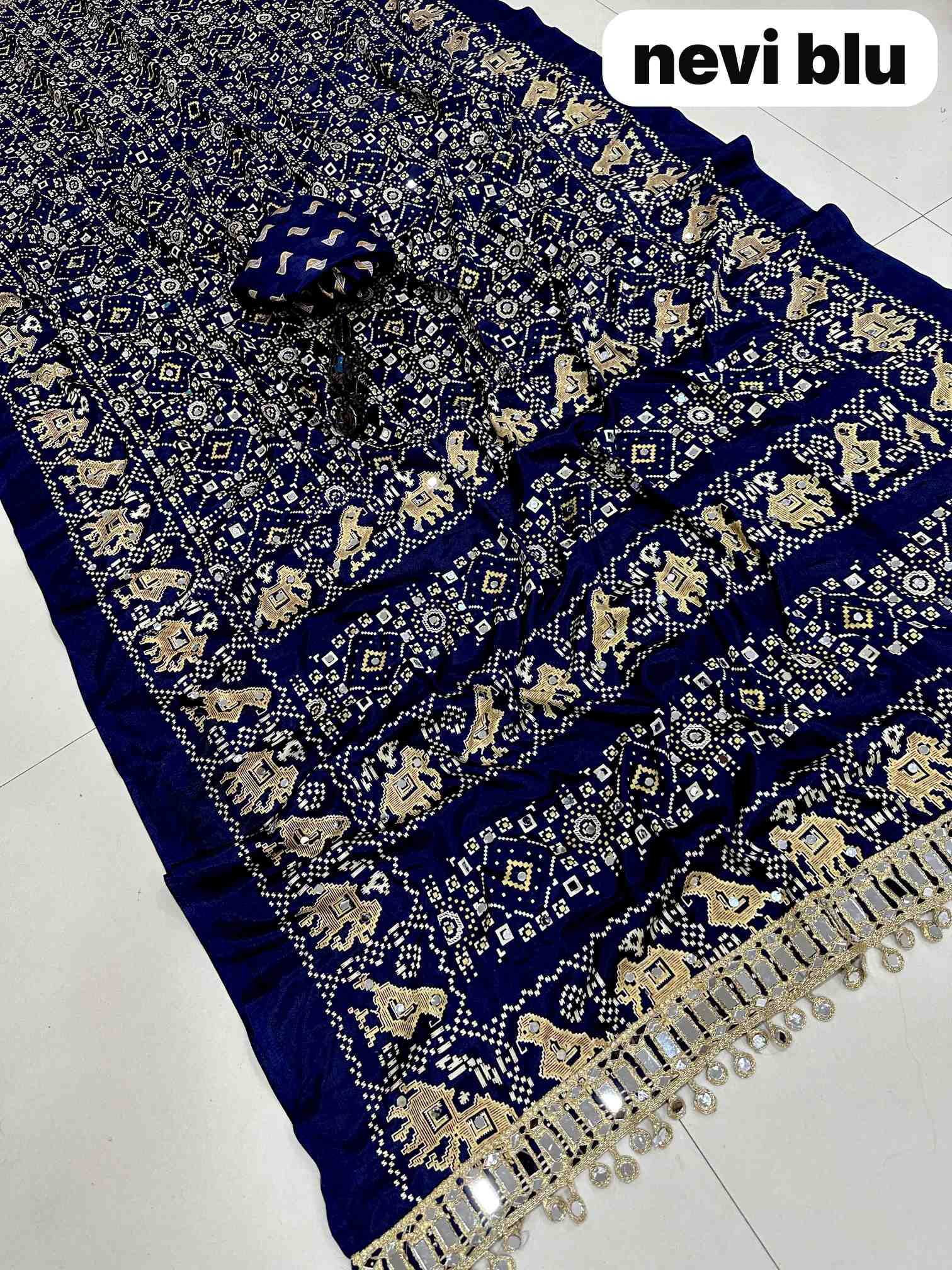 Satin Silk Printed Saree