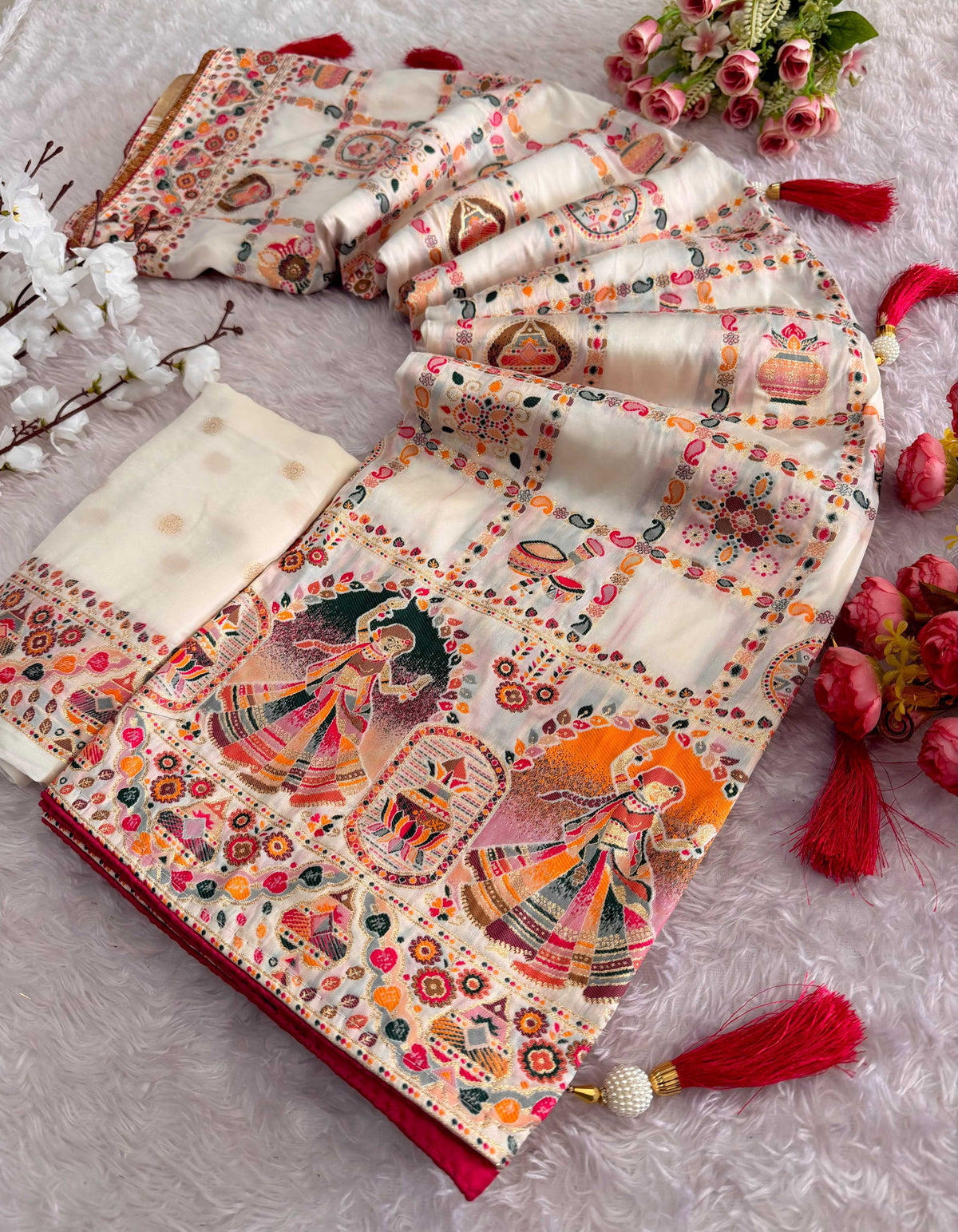 Silk Party Wear Saree