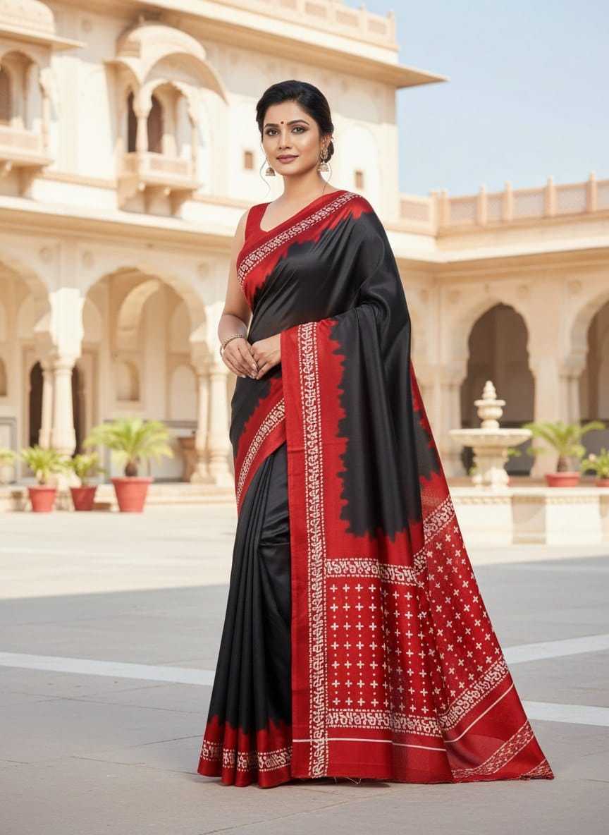 Crepe Silk Gajji Modal Saree