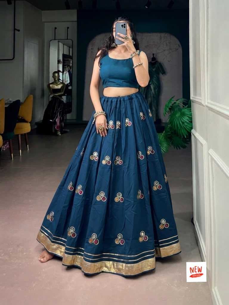 Heavy Roman Silk Traditional Lehenga