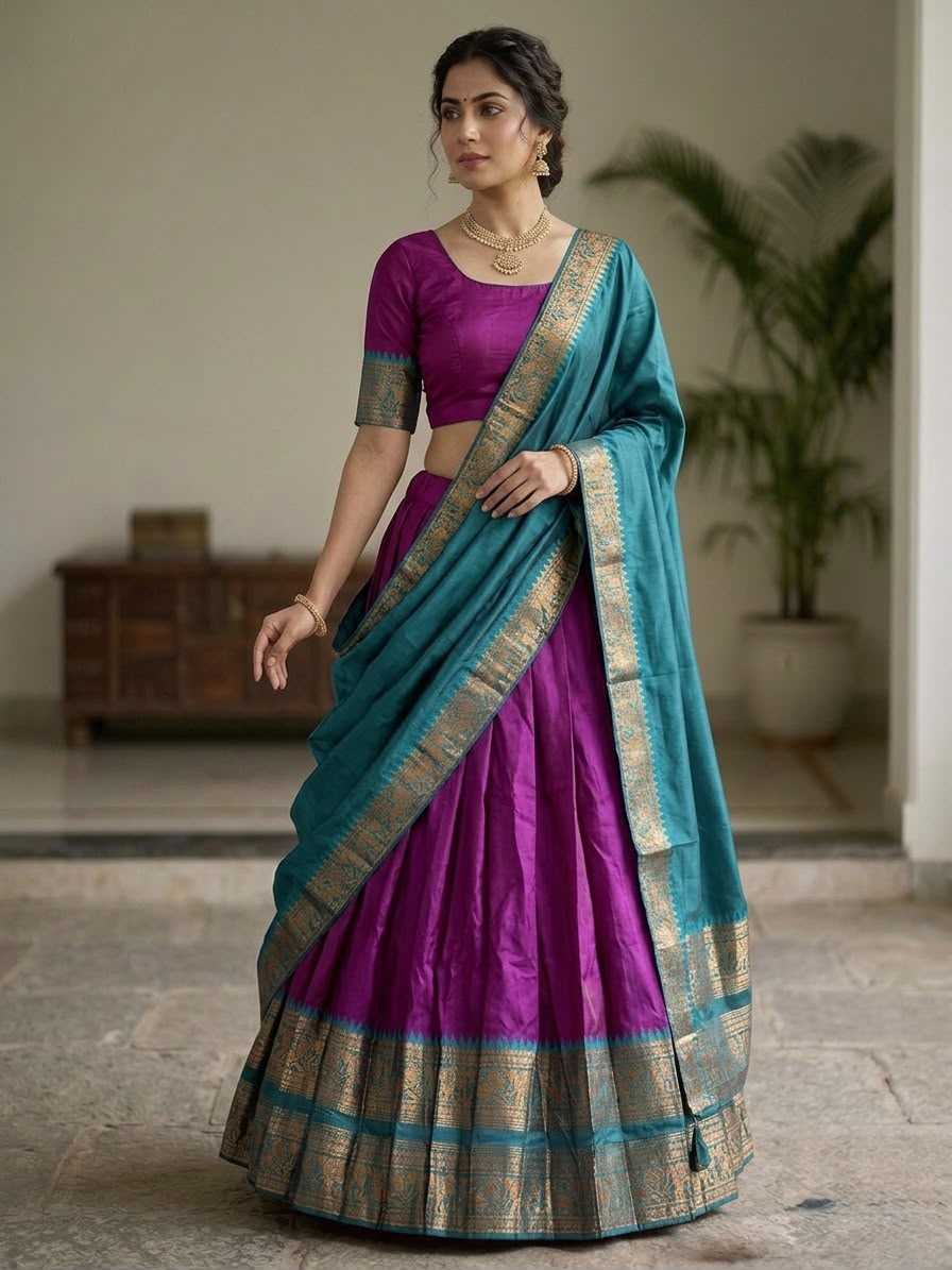 Jacquard Designer Lehenga