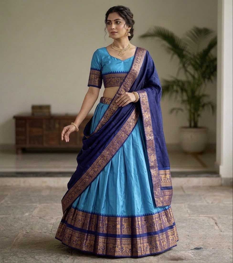 Jacquard Designer Lehenga