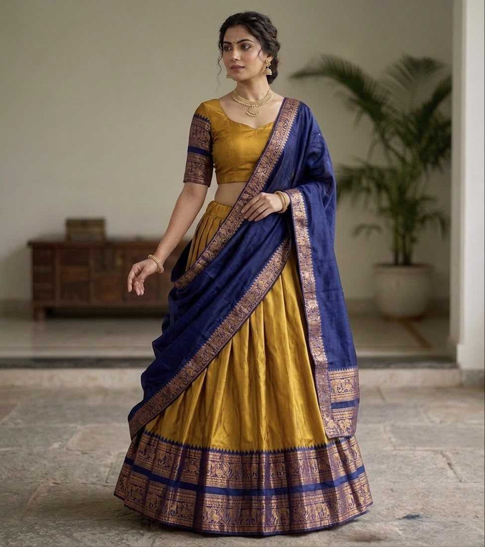 Jacquard Designer Lehenga