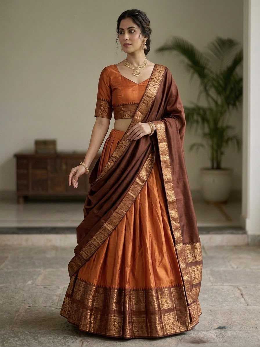 Jacquard Designer Lehenga