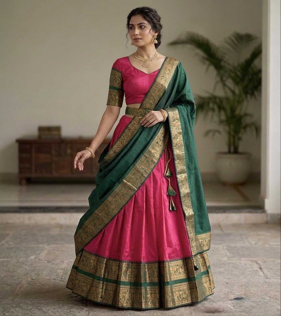 Jacquard Designer Lehenga