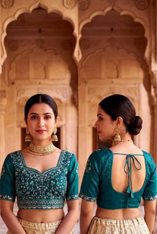 Silk Cotton Designer Blouse