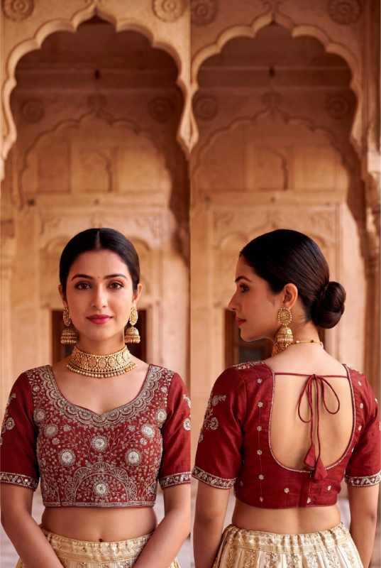 Silk Cotton Designer Blouse