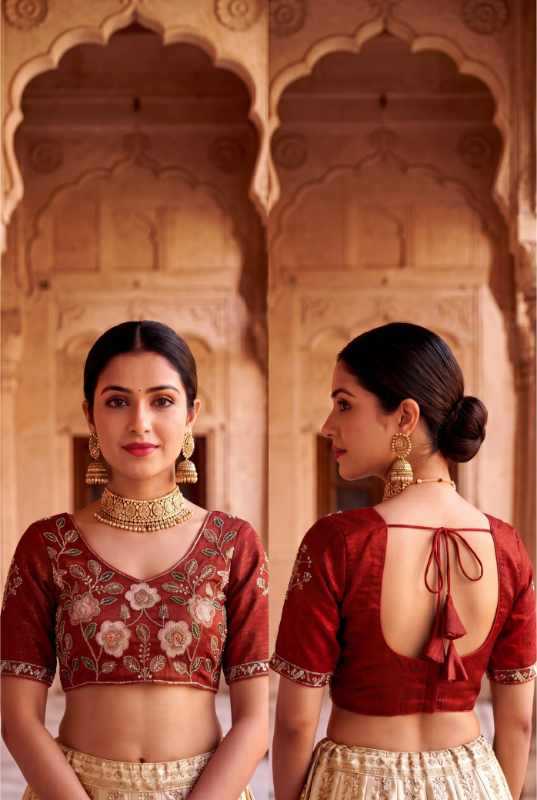 Silk Cotton Designer Blouse