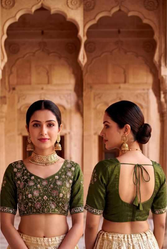 Silk Cotton Designer Blouse