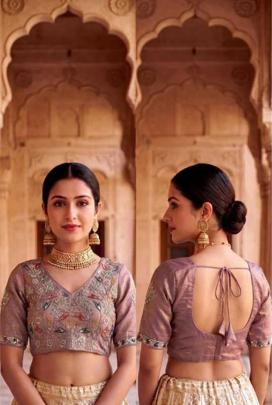 Silk Cotton Designer Blouse