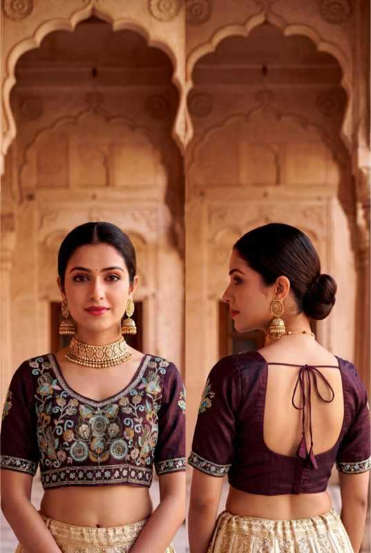 Silk Cotton Designer Blouse
