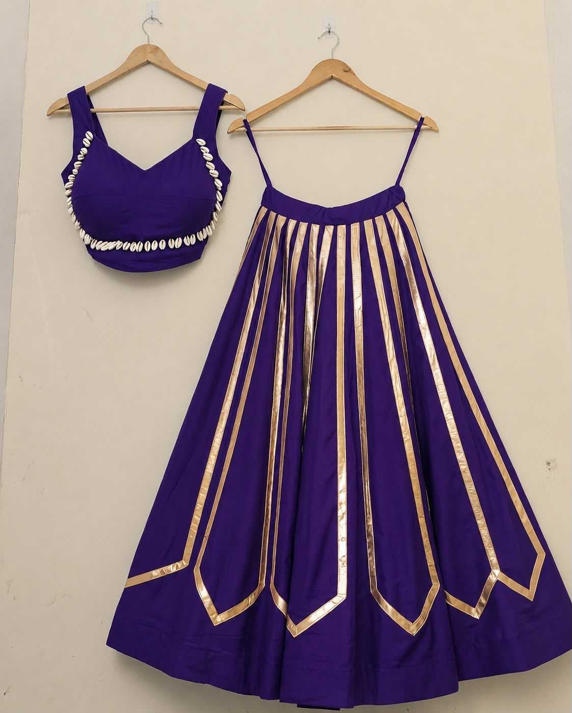 Heavy Roman Silk Designer Lehenga