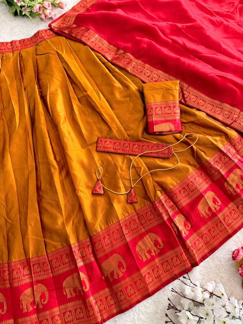 Jacquard Traditional Lehenga
