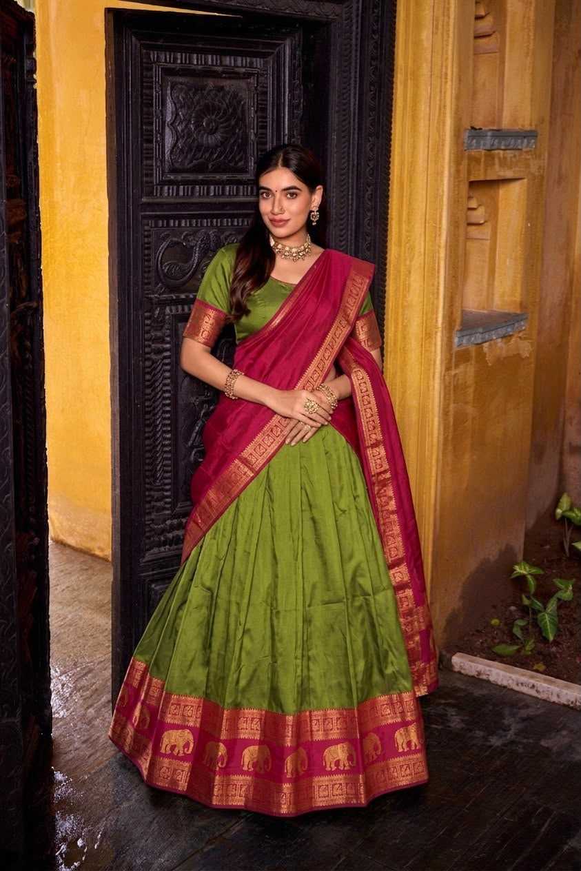 Jacquard Traditional Lehenga