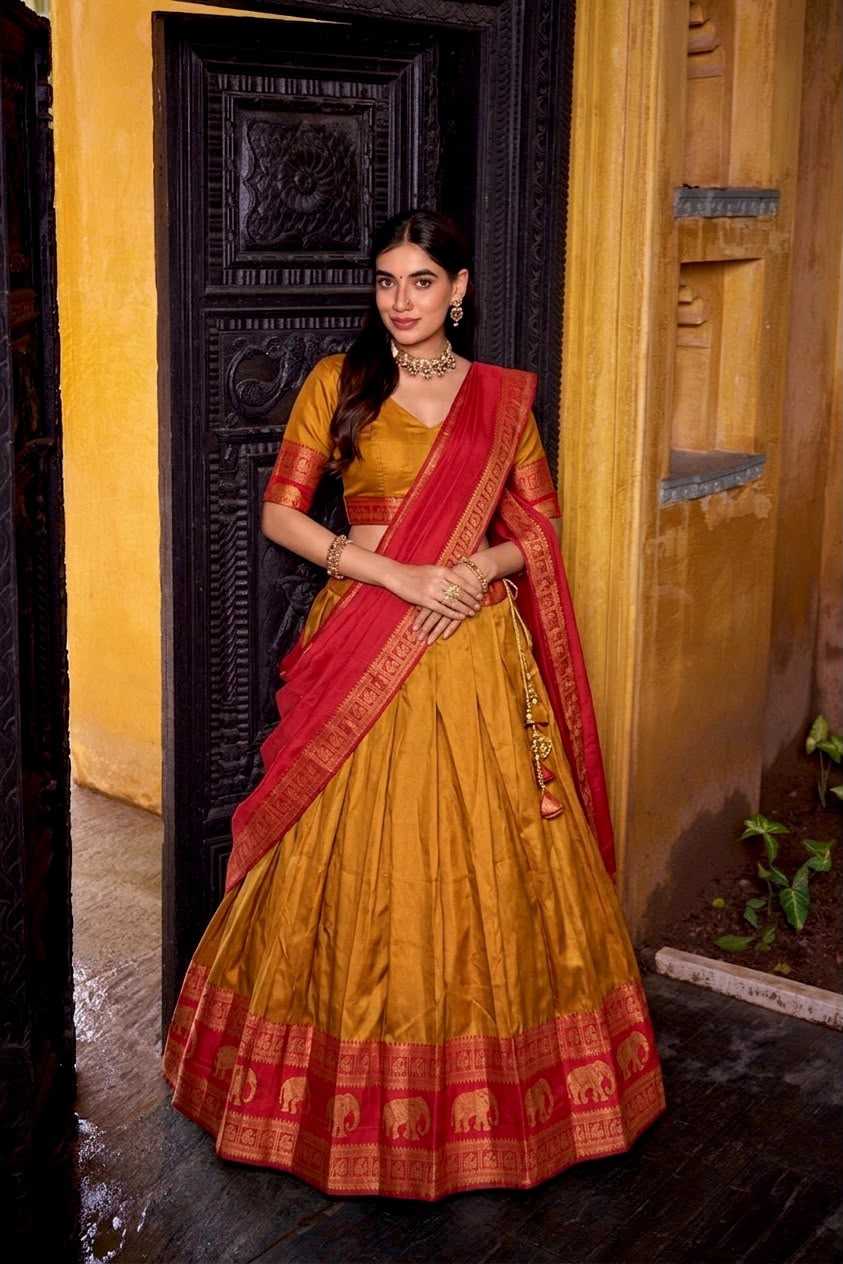 Jacquard Traditional Lehenga