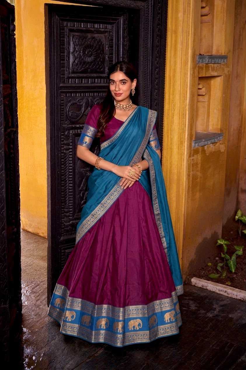 Jacquard Traditional Lehenga