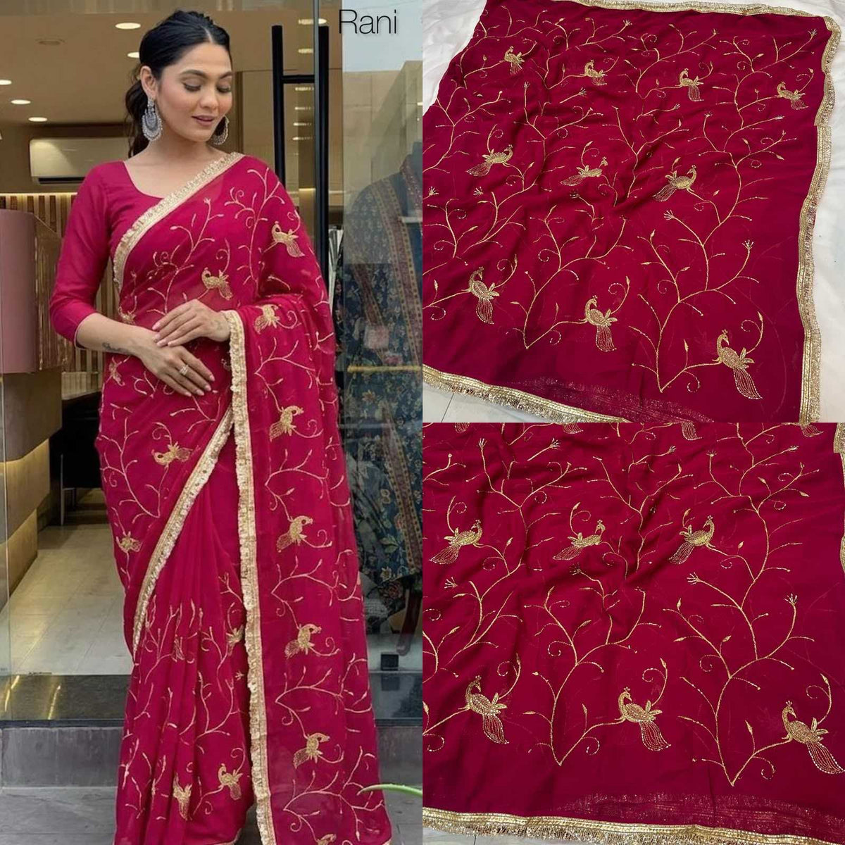 Georgette Designer Saree