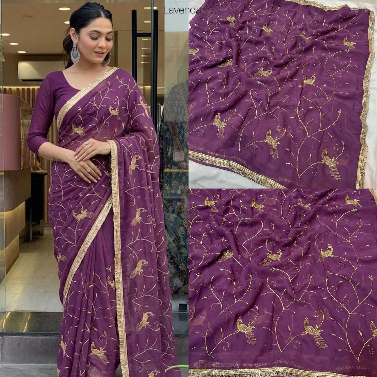 Georgette Designer Saree