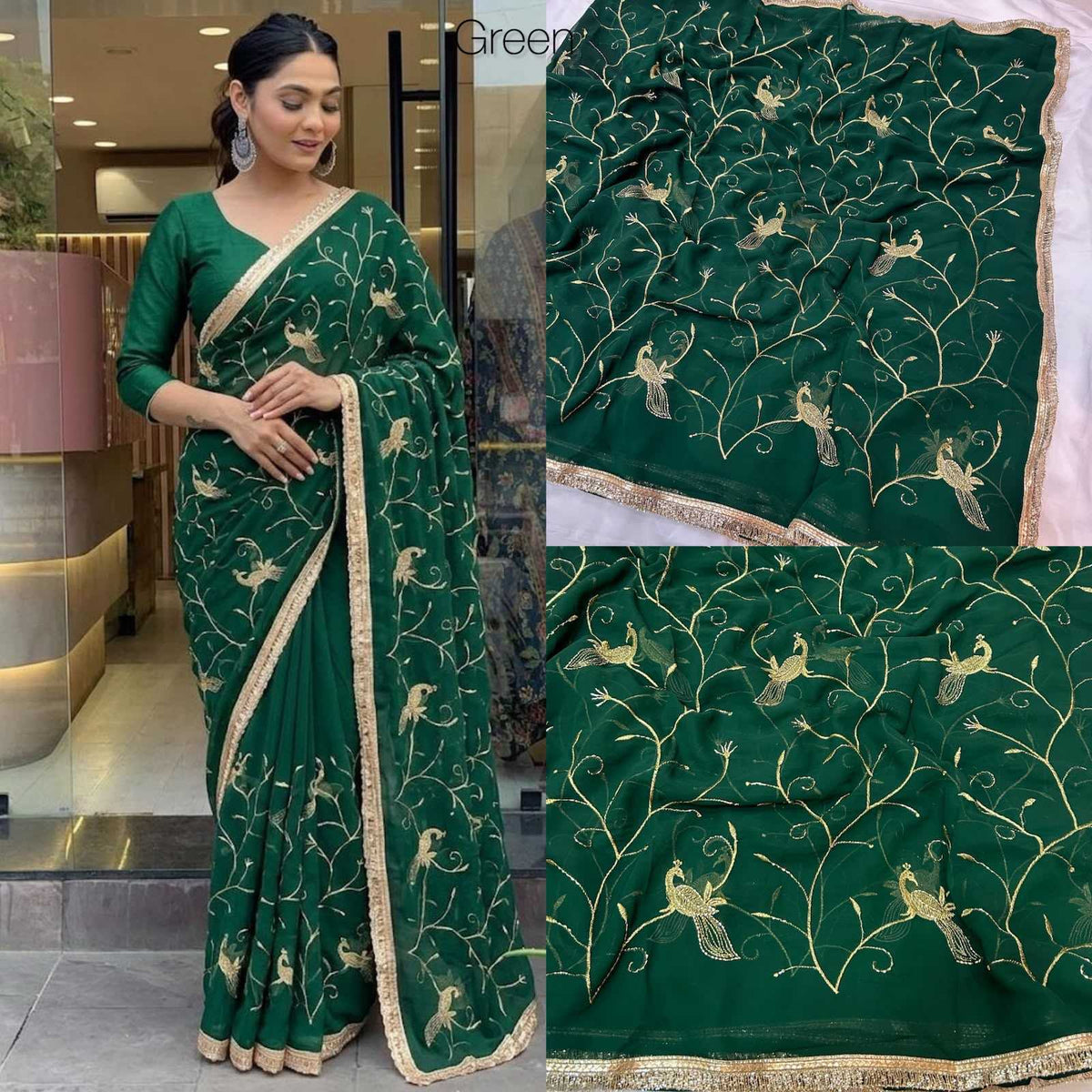 Georgette Designer Saree
