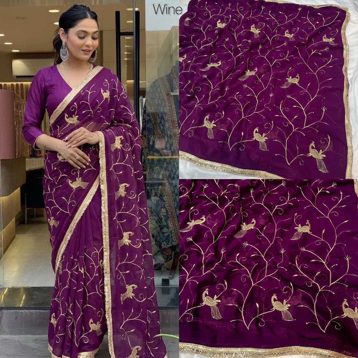 Georgette Designer Saree