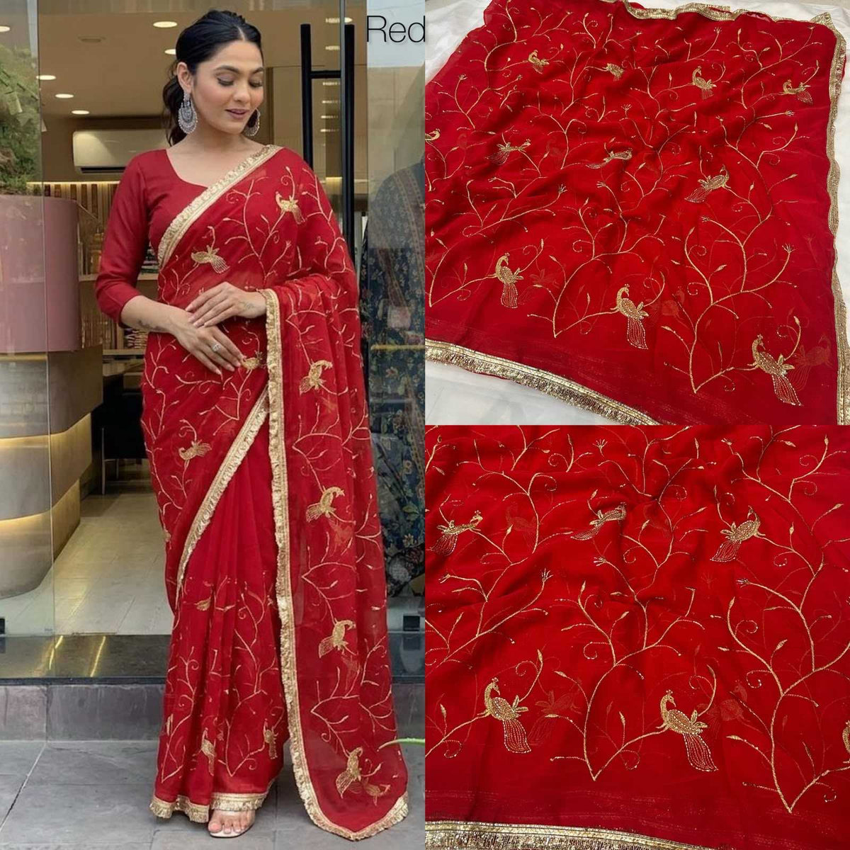 Georgette Designer Saree