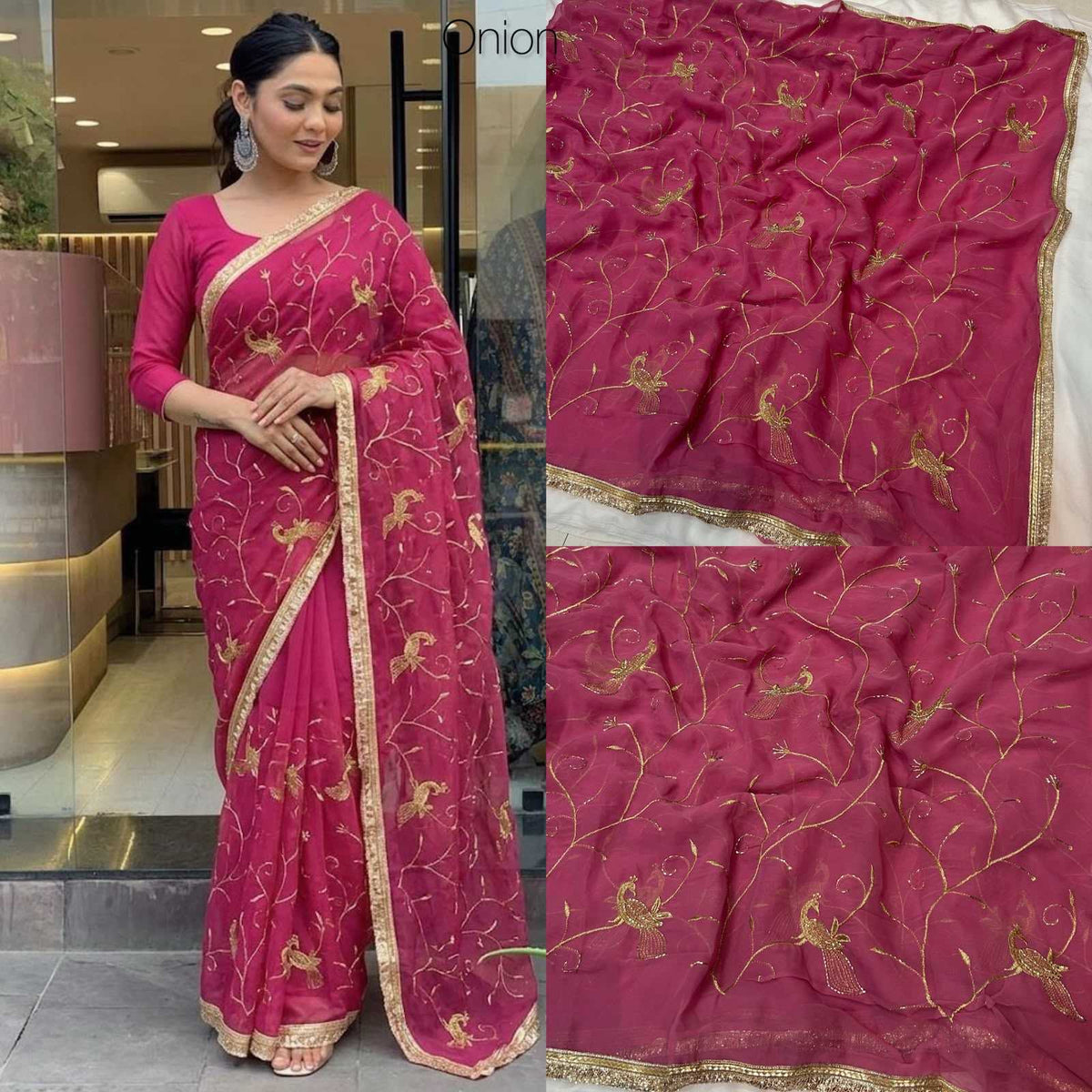 Georgette Designer Saree