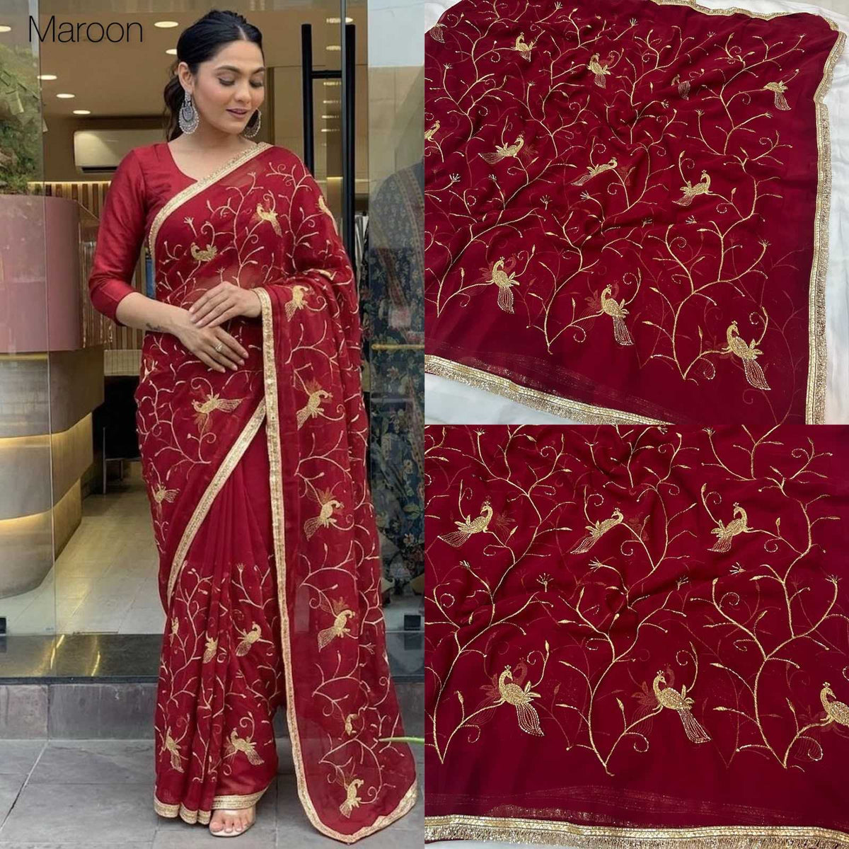 Georgette Designer Saree