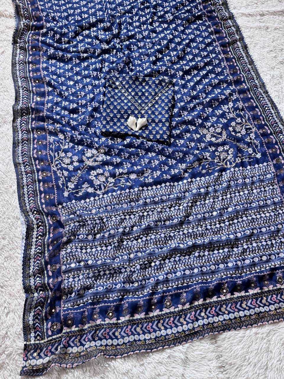 Chinon Designer Saree