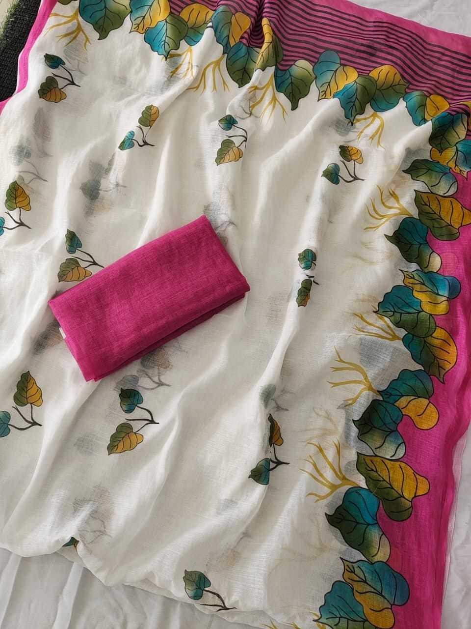 Linen Saree