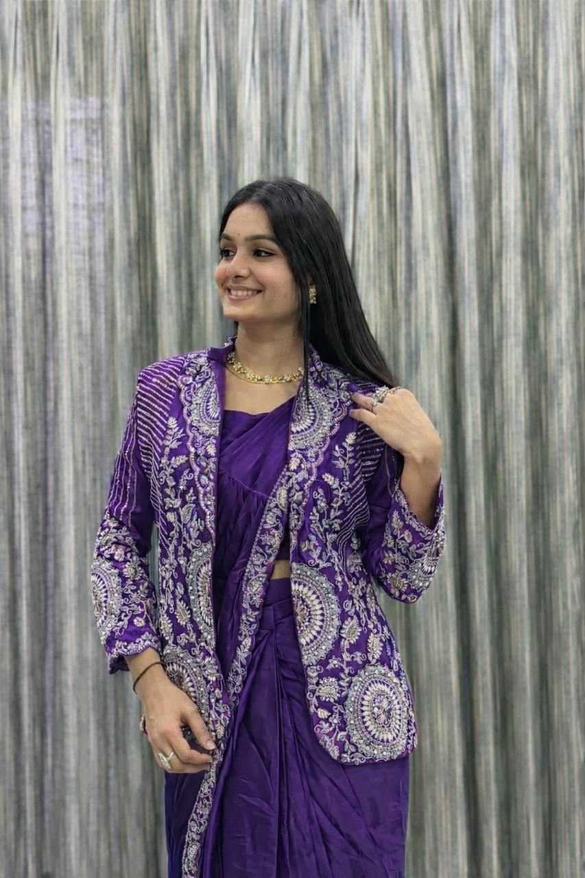 Rangoli Silk Sequence Saree