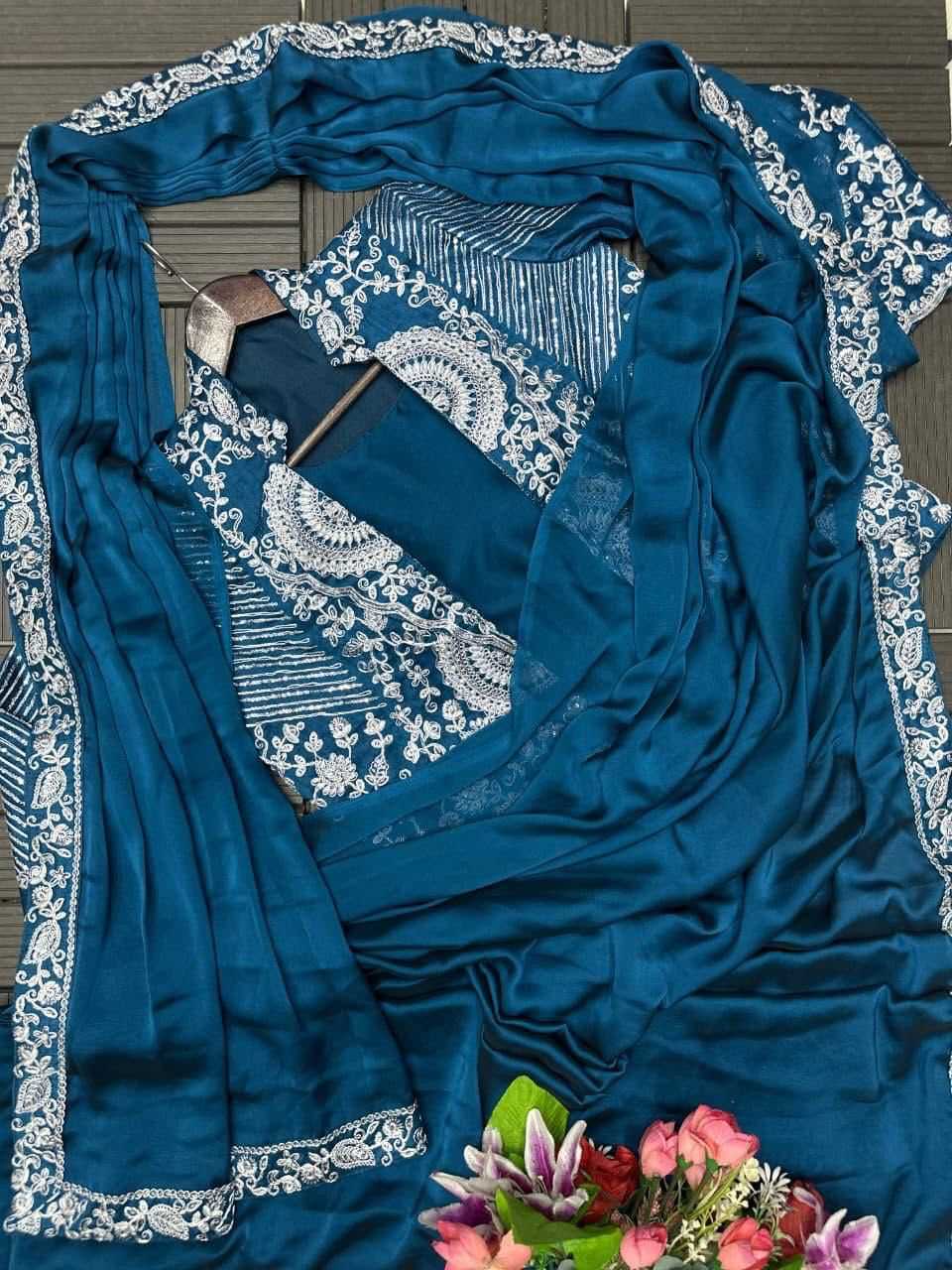 Rangoli Silk Sequence Saree